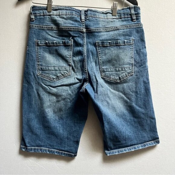 Suko Jeans Bermuda denim shorts Sz 34 - Picture 3 of 9